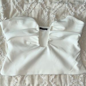 COPY - Zara sweetheart neckline top
